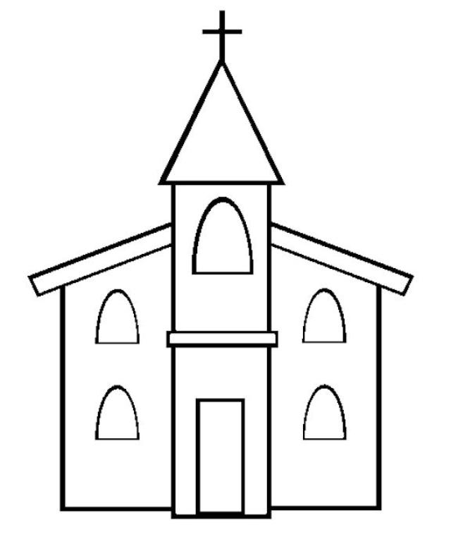 4 Best Images Of Printable Church Pictures To Color Coloring Pages Of 