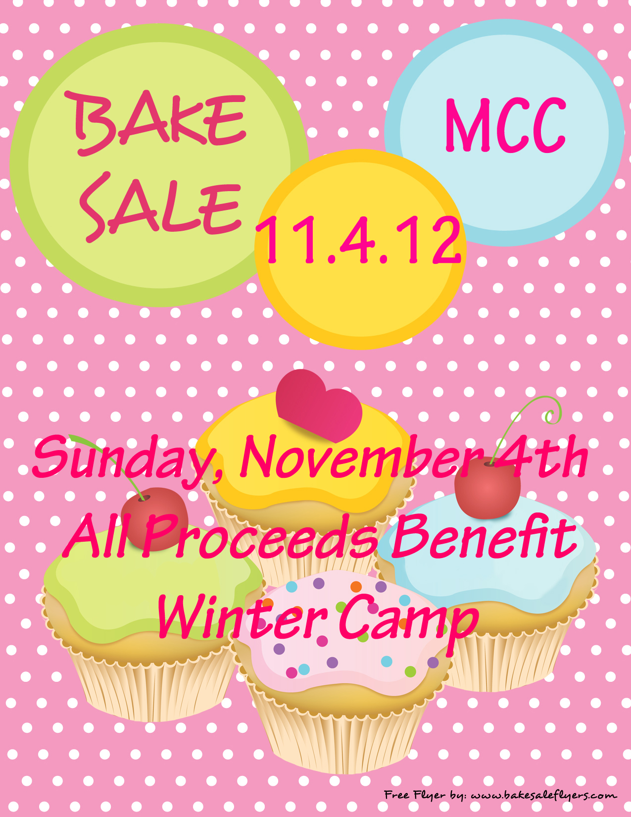 9 Best Images Of Free Printable Bake Sale Templates Free Printable 