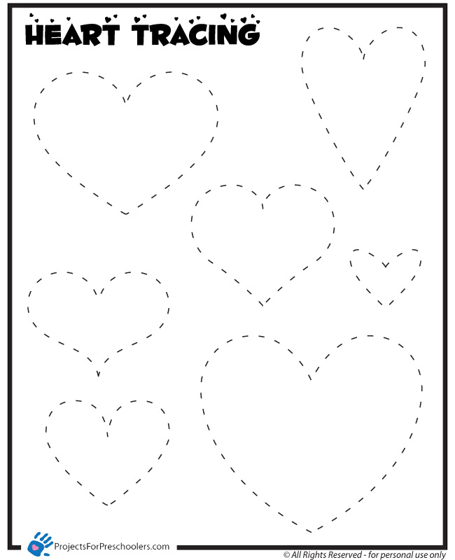 Heart Tracing Printable