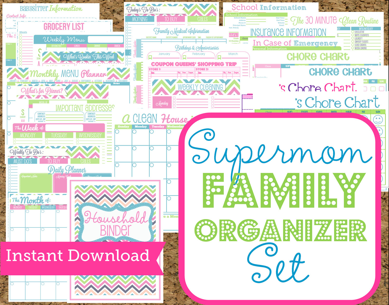 8 Best Images Of Mom Free Planner Printables Mom Planner Free 