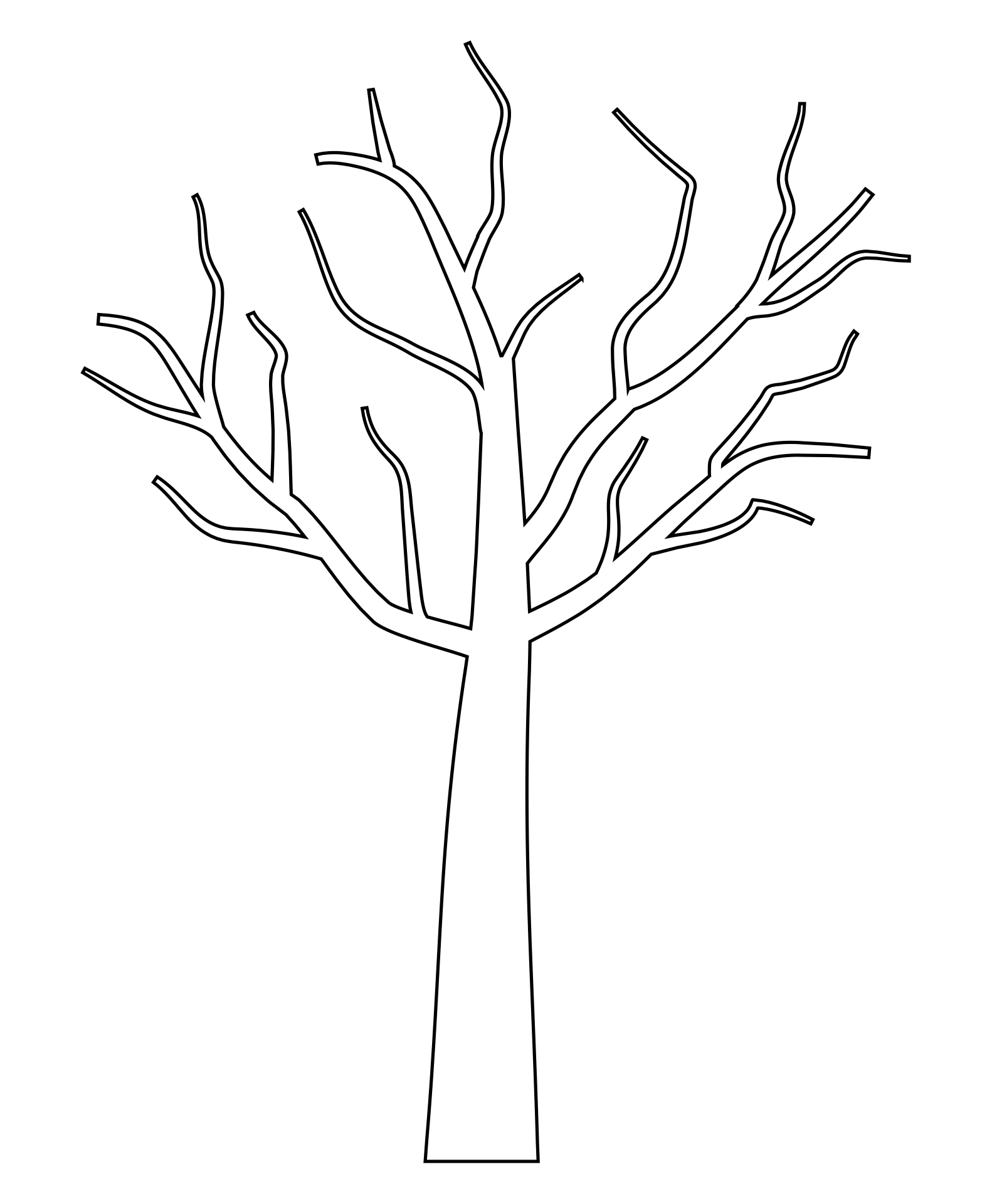 bare-tree-coloring-page
