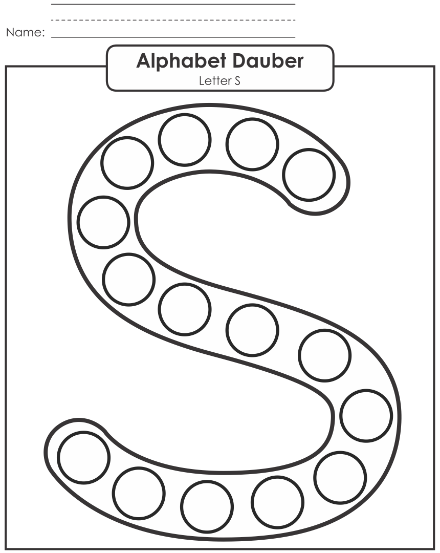 6 Best Images of Printable Letter S Activities Things That Start with