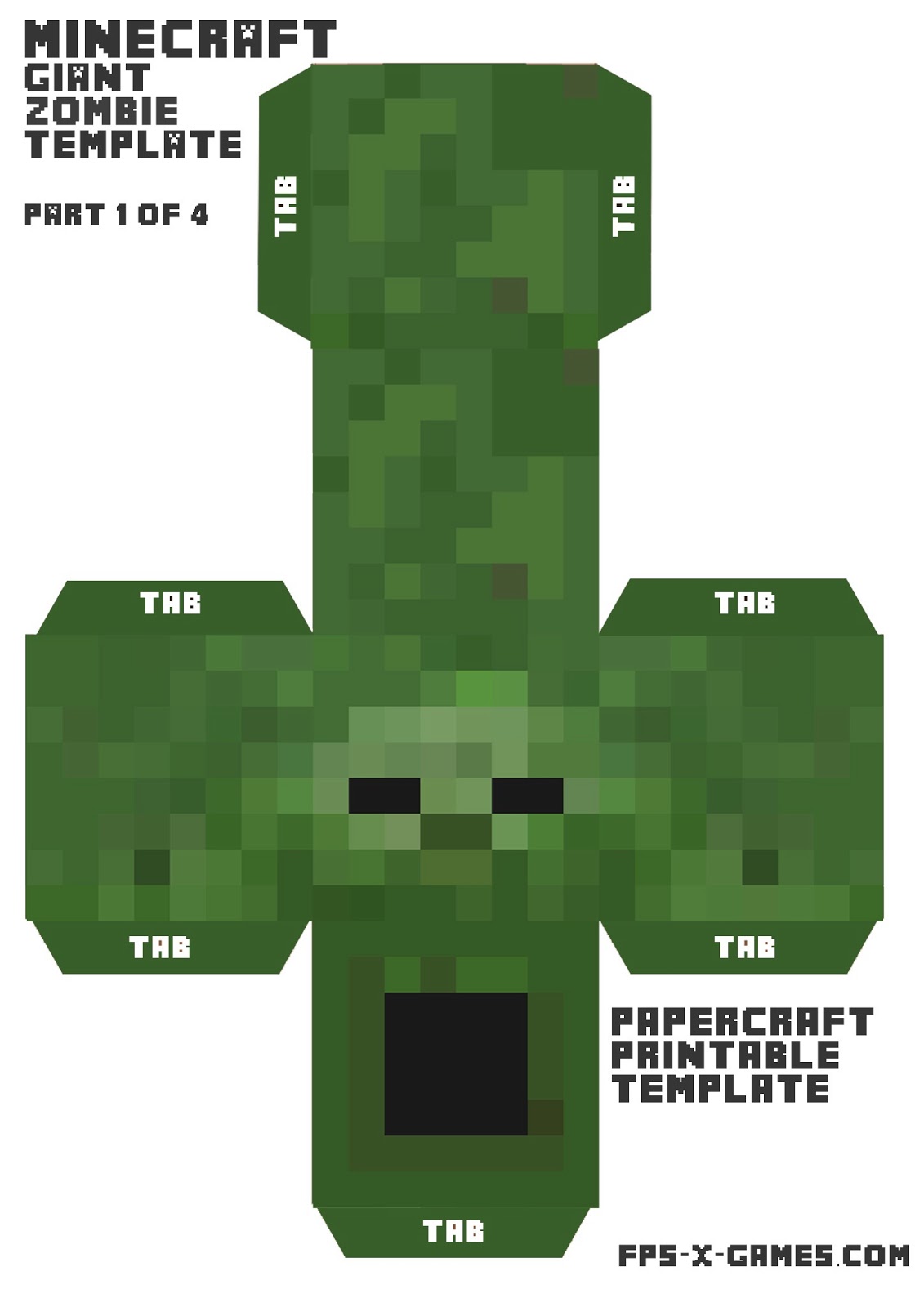 8 Best Images of Minecraft Papercraft Template Printables Minecraft