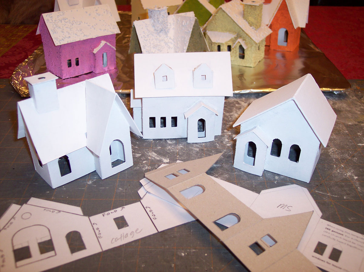 7 Best Images Of Putz Houses Free Printable Printable Miniature Houses Free Printable