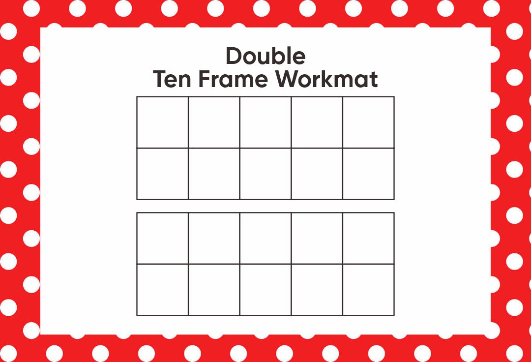 6 Best Images Of Blank Double Ten Frame Printable Double Ten Frame