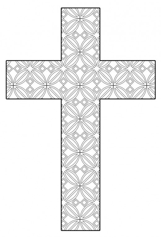 4 Best Images Of Free Printable Crosses To Color Free Printable Cross 