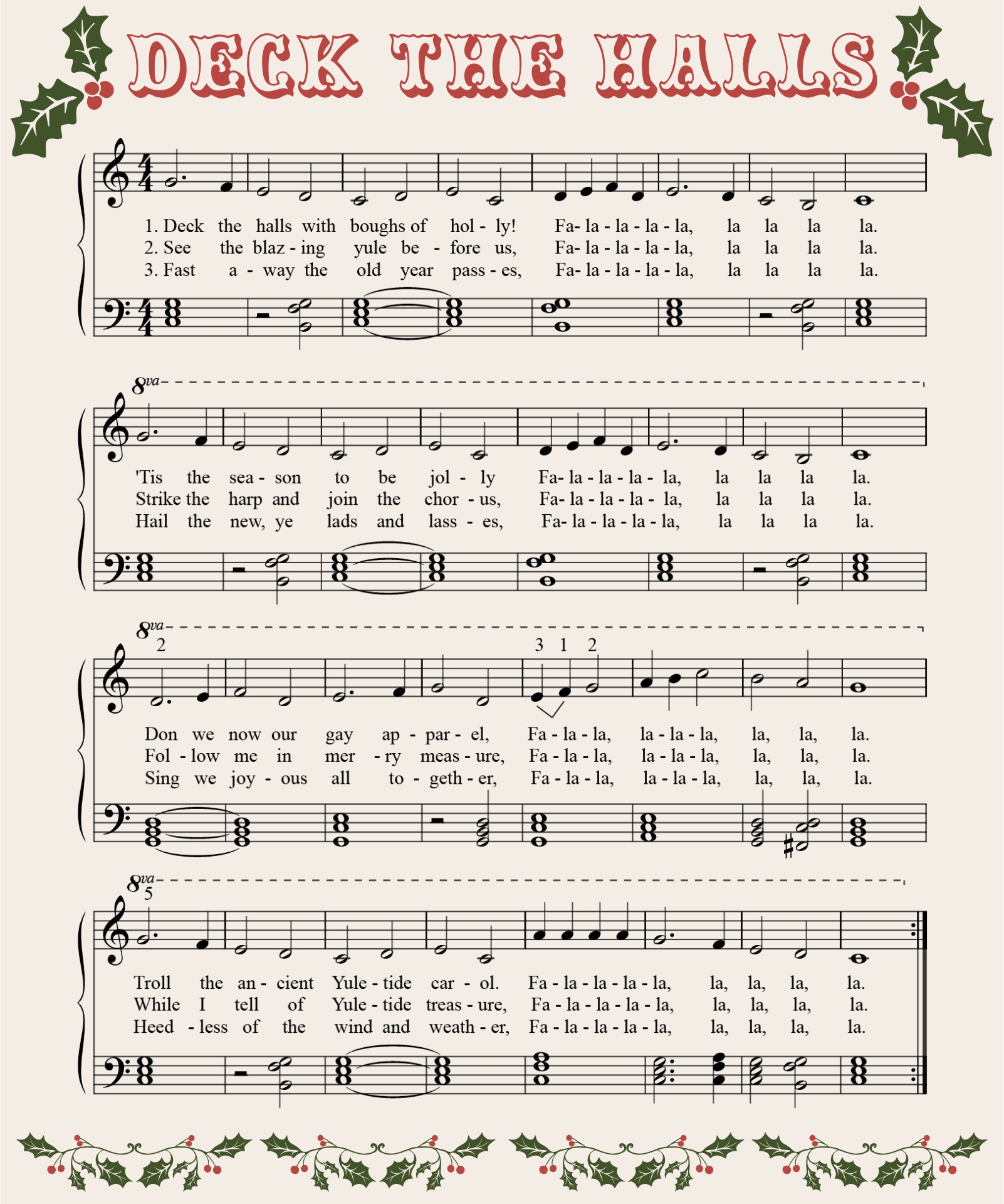 6 Best Images Of Free Printable Vintage Christmas Song Lyrics Free Printable Christmas Carol 