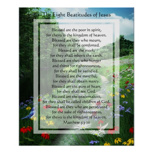 3 Best Images Of 8 Beatitudes Printable - Matthew 5 Beatitudes ...