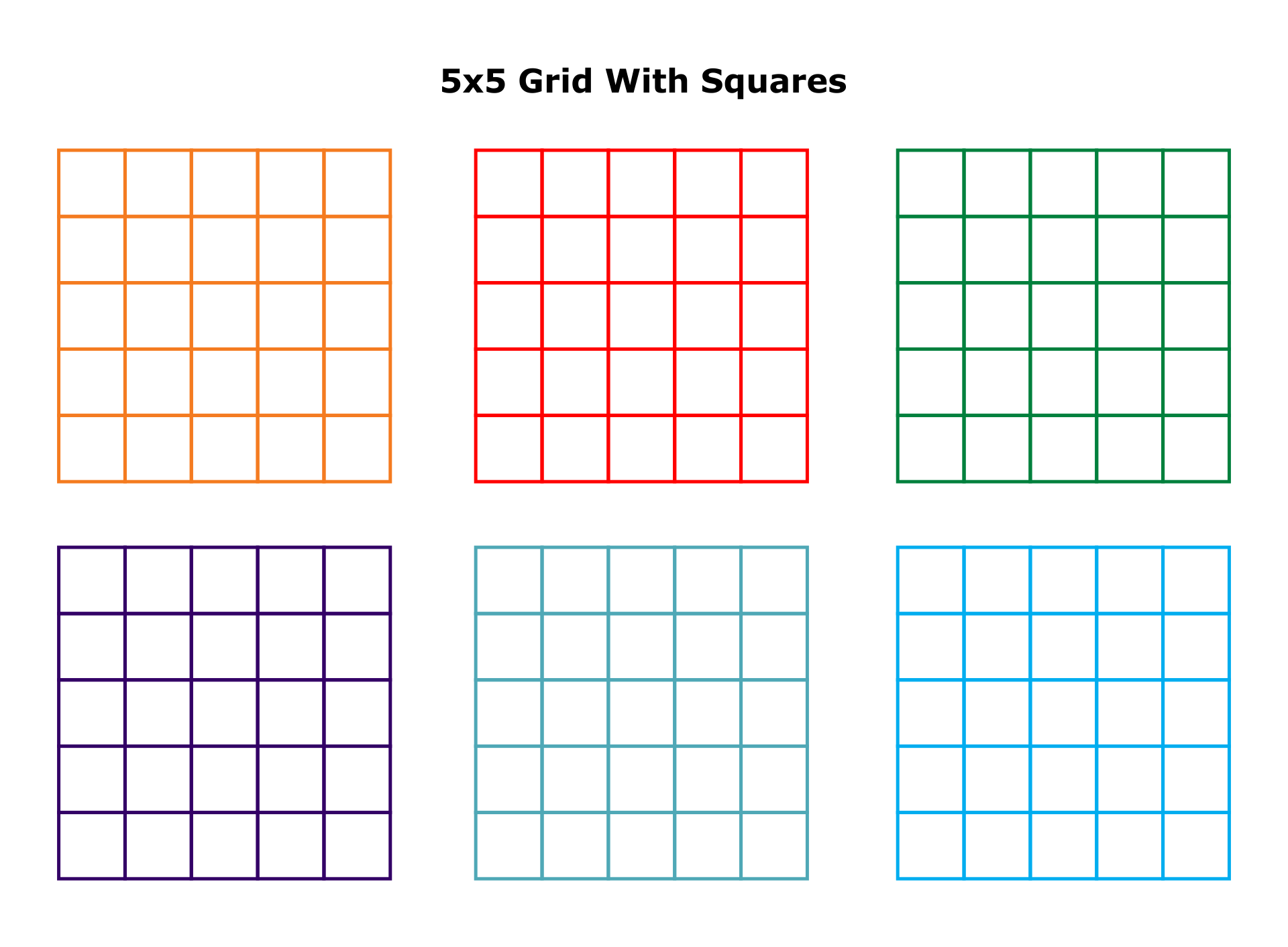 4 Best Images Of Printable 5x5 Grid Inch Printable Grid Graph Paper