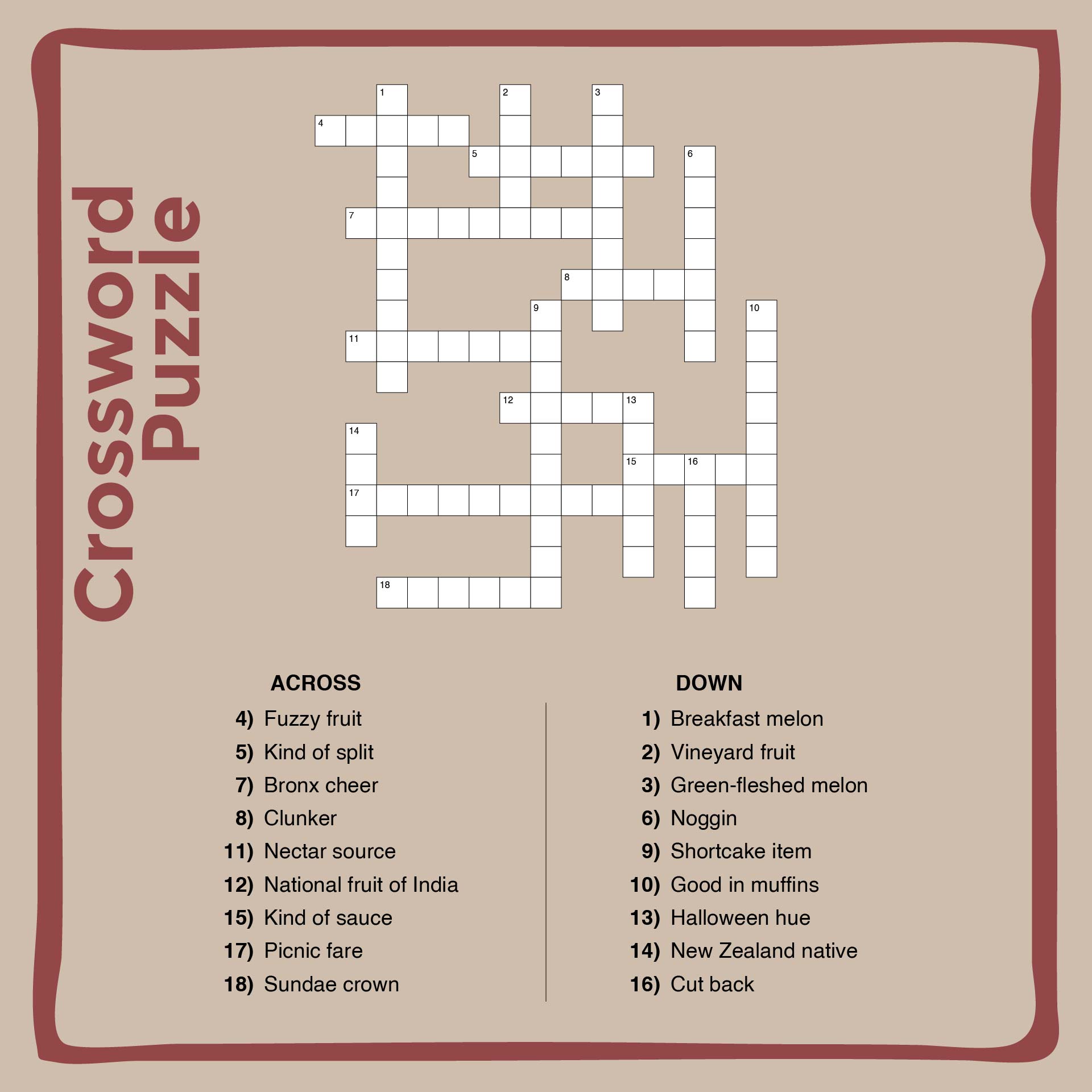 7 Best Images Of Printable Crosswords For Adults Printable Adult Crossword Puzzles Free