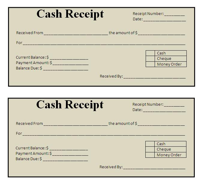 7 Best Images Of Free Printable Play Receipts Free Receipt Template 