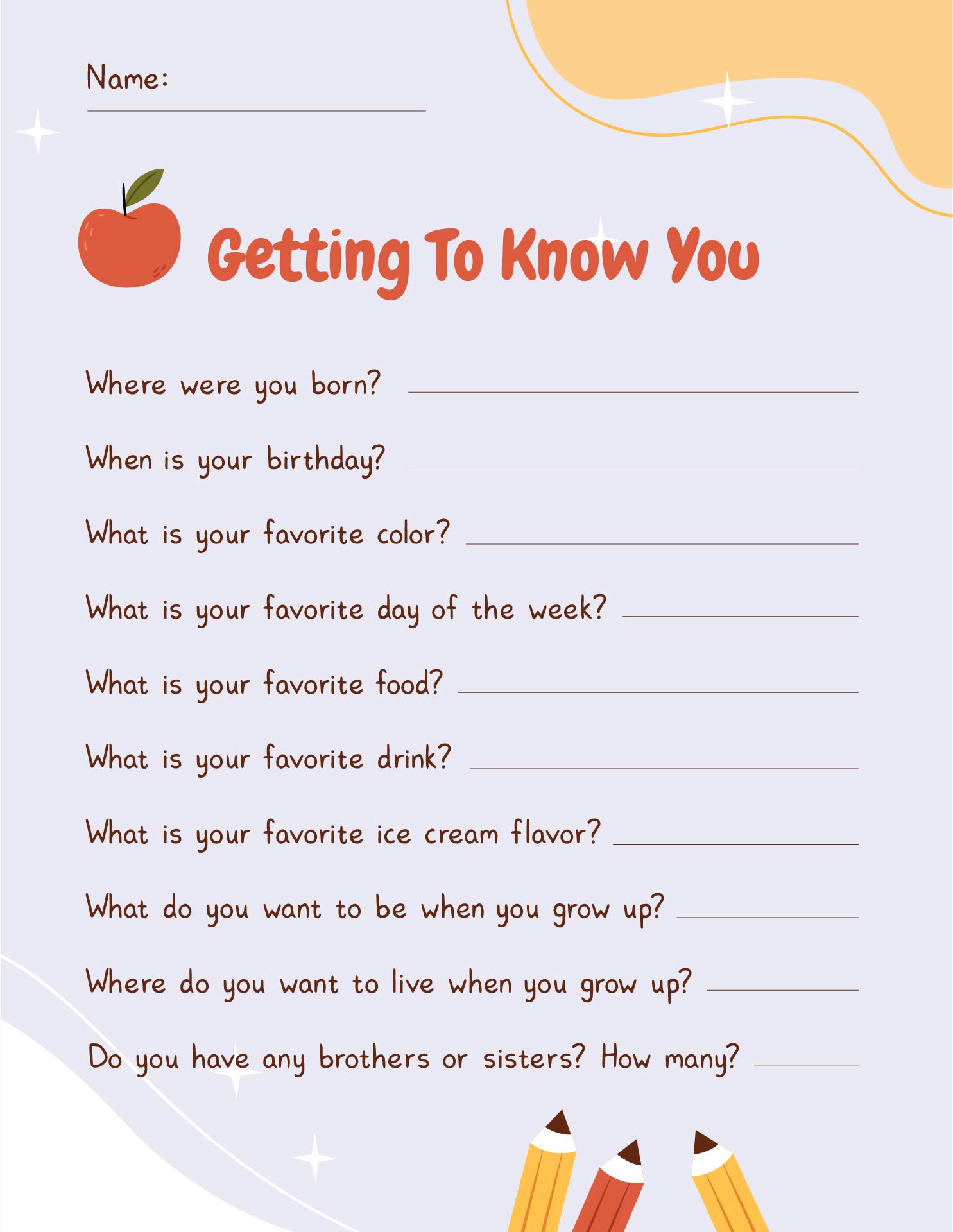 8 Best Images Of Getting To Know You Printables For Adults Kids 