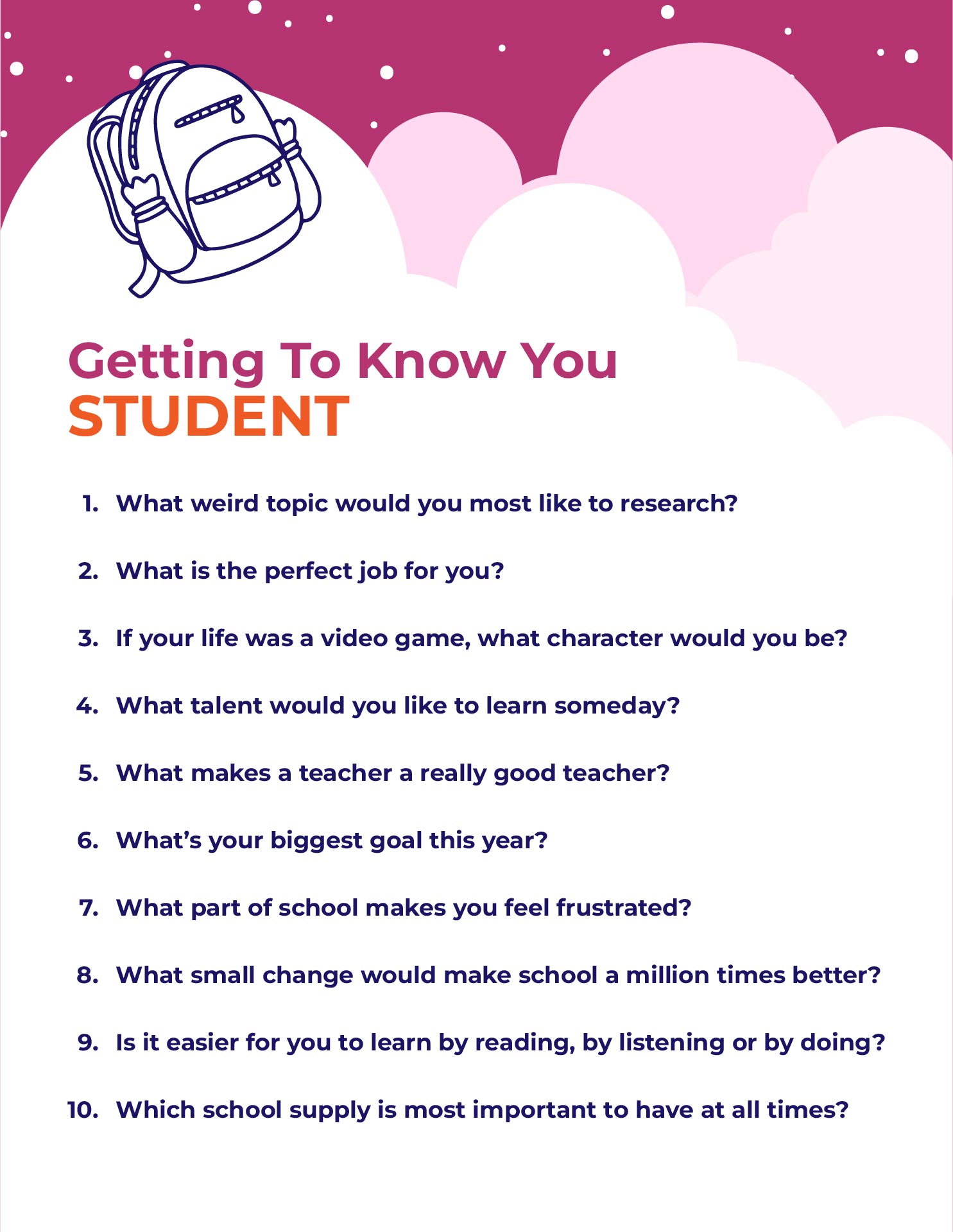 8 Best Images Of Getting To Know You Printables For Adults Kids Getting To Know You Worksheets 