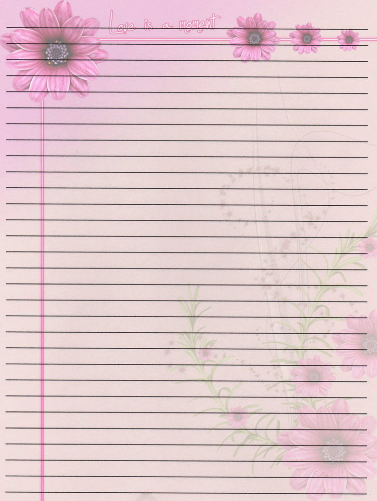 6 Best Images of Pretty Border Lined Paper Printable - Free Printable