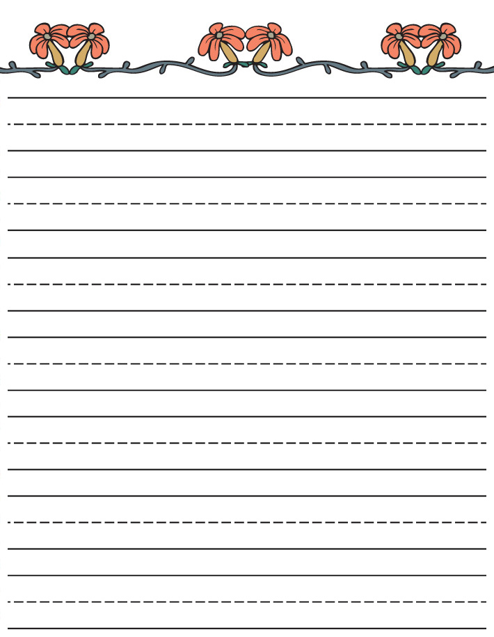 6 Best Images Of Elementary Writing Paper Printable Elementary School 