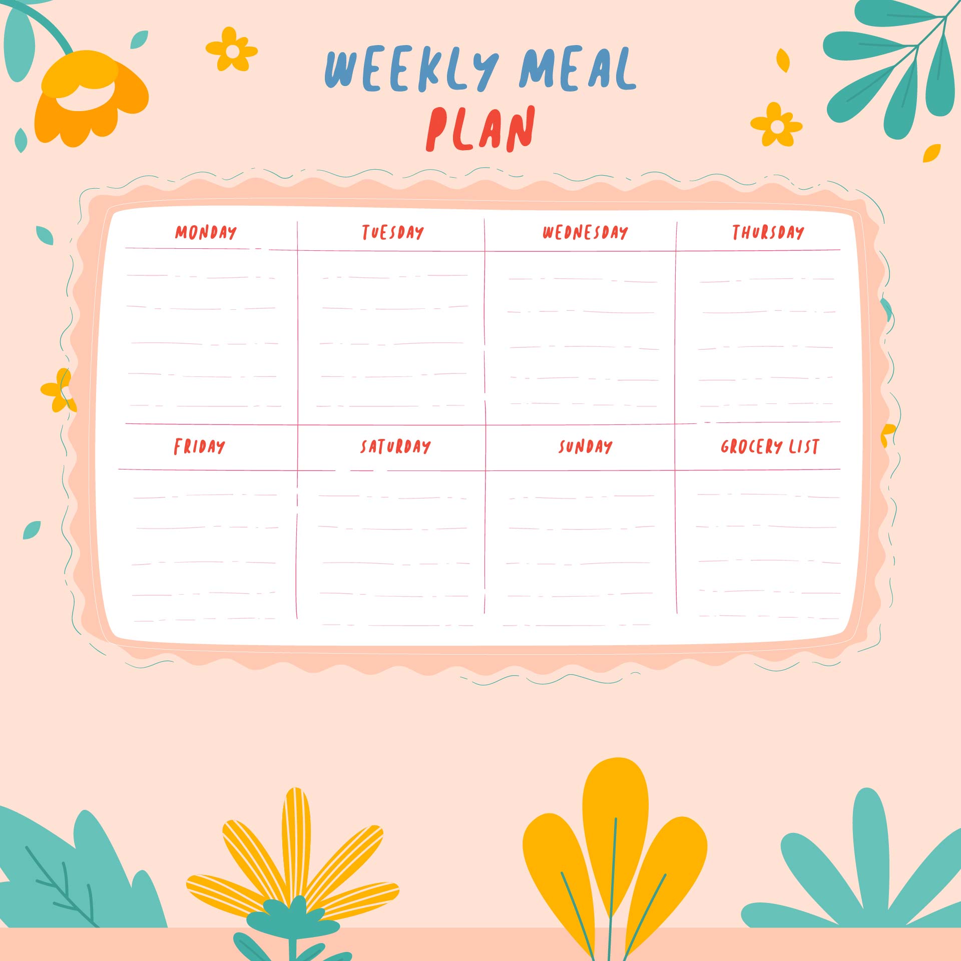 4 Best Images Of Free Printable Weekly Planner Calendar Template Free 