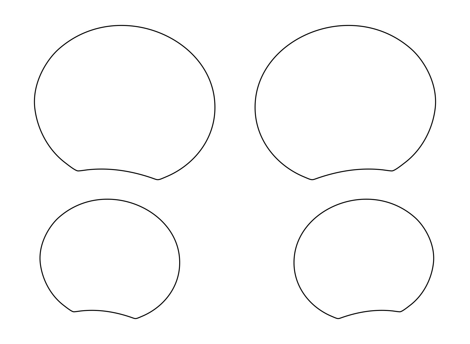 Mickey Mouse Ears Template Printable