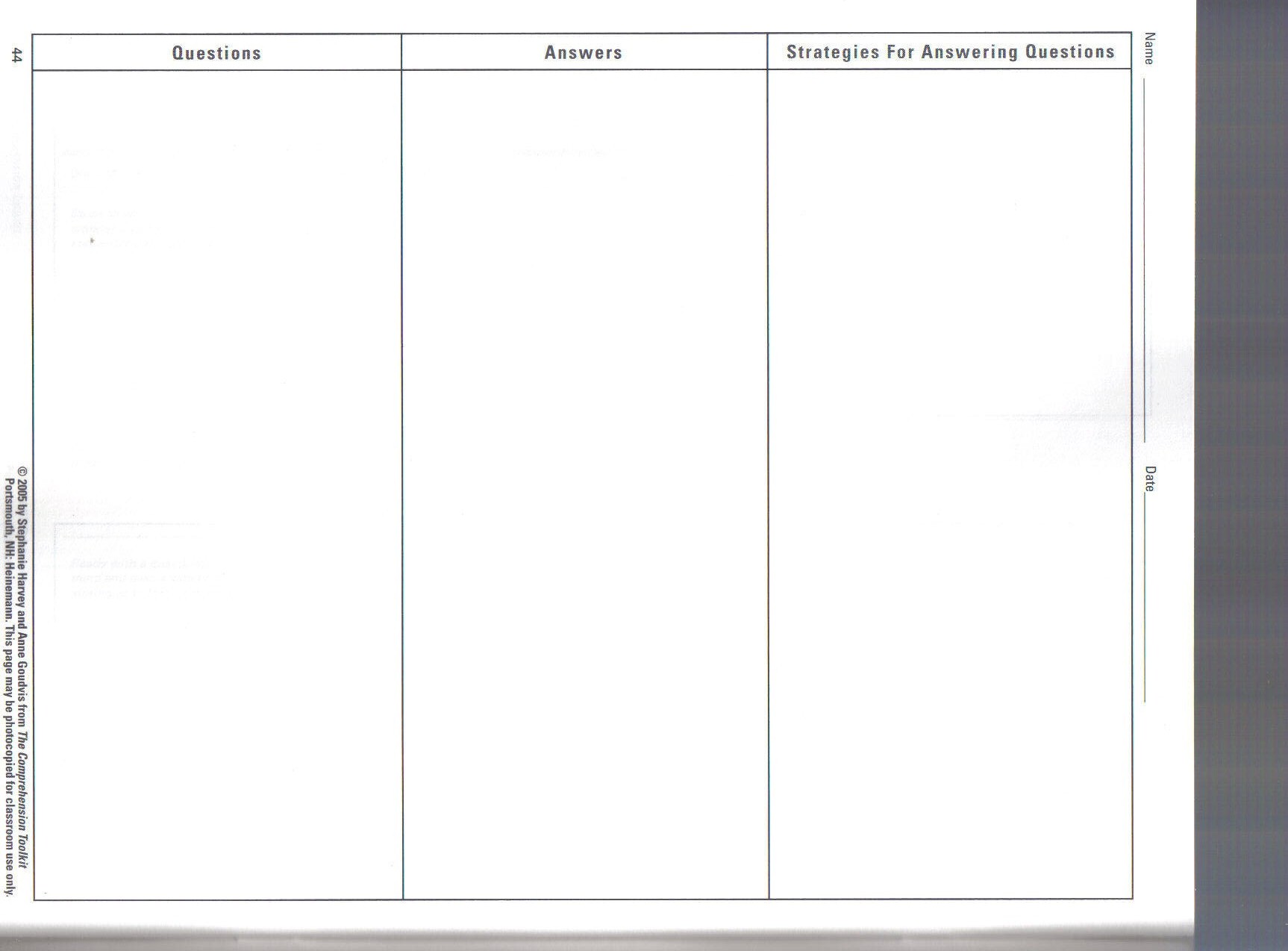 6 Best Images Of Three Column Chart Printable Three Column Chart 