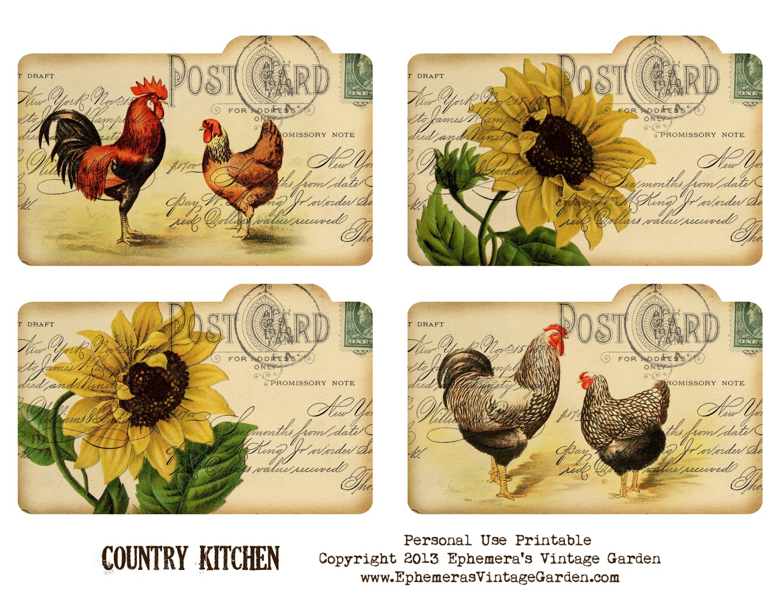 8 Best Images Of Free Printable Vintage Chicken Art Vintage Chicken 