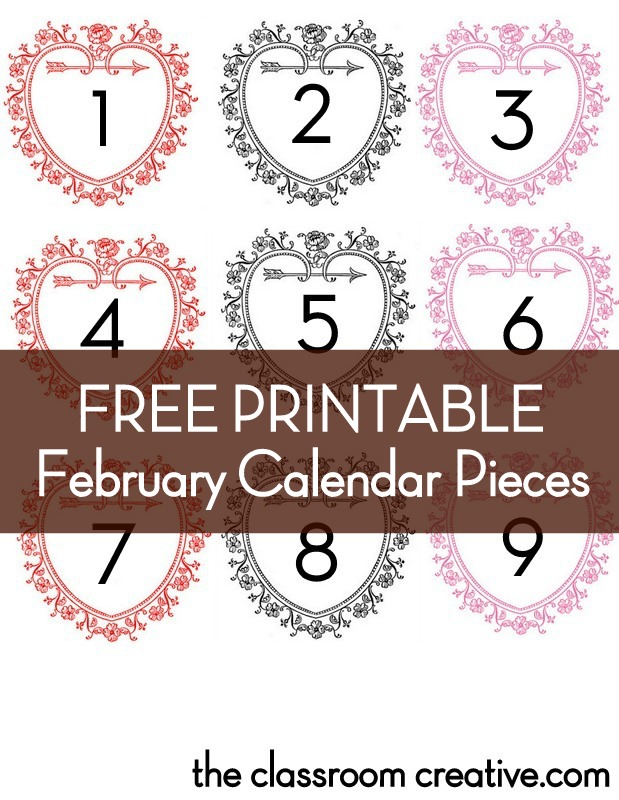 8 Best Images Of Printable Spring Calendar Pieces Free Printable Calendar Numbers Free