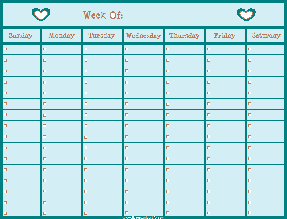 5 Best Images Of Free Printable Lined Weekly Calendars Printable Lined Monthly Calendar Free 