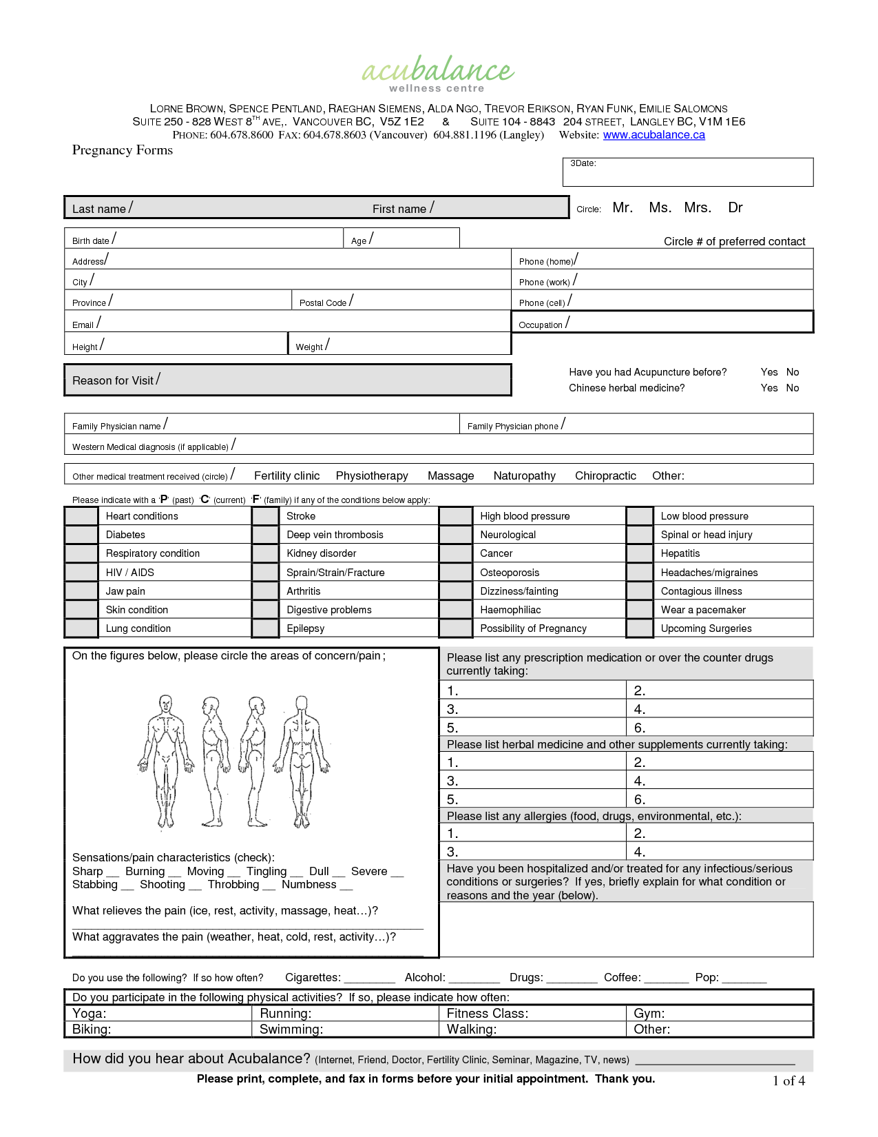7 Best Images Of Free Printable Doctor Office Forms Free Printable 