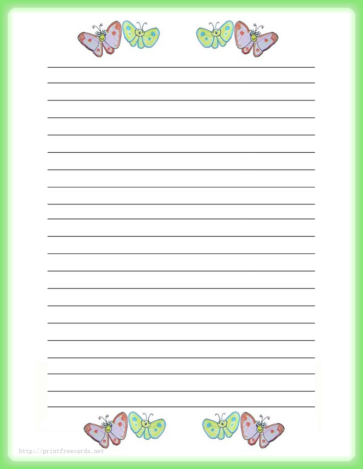 8 Best Images Of Free Printable Writing Stationery Free Printable 