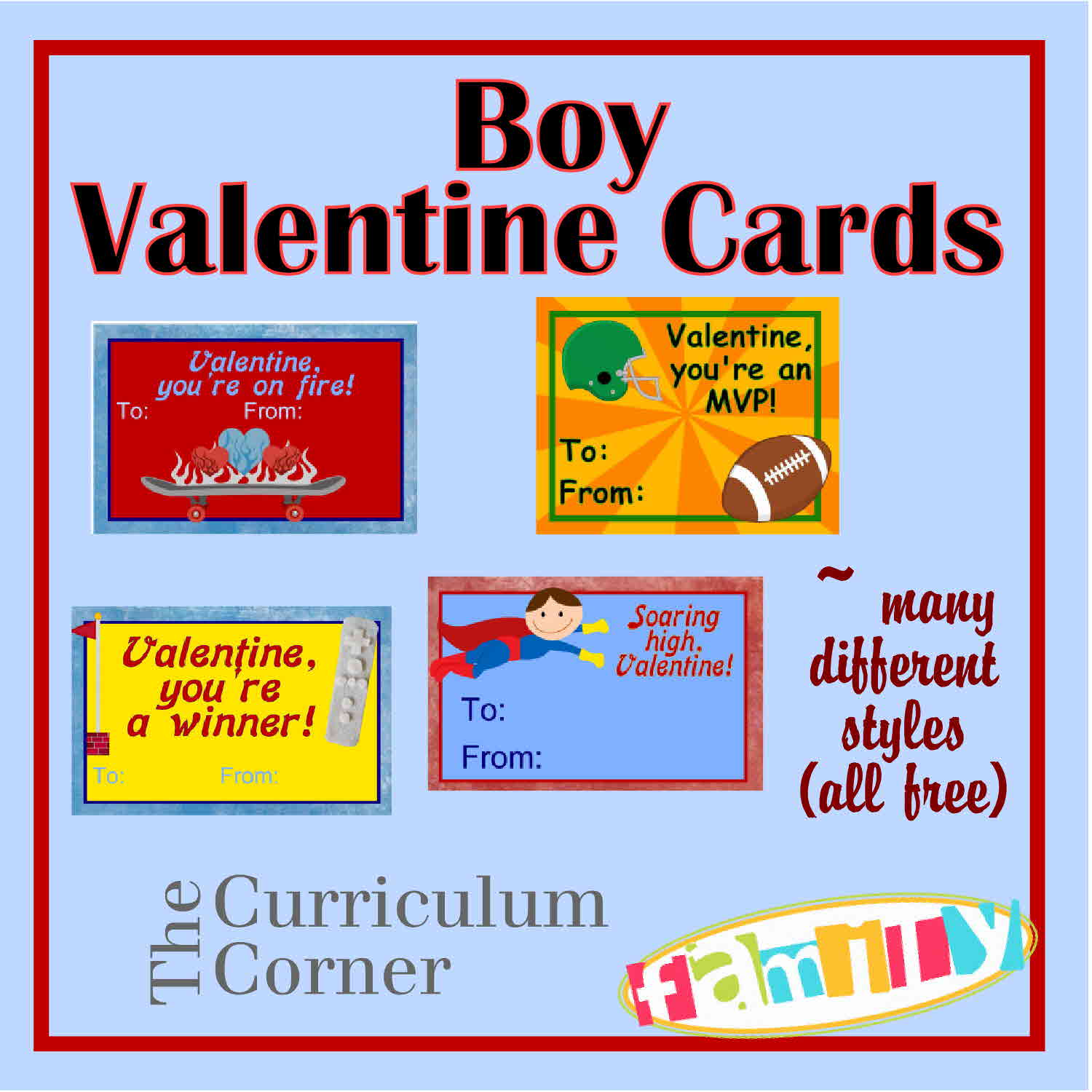 8 Best Images Of Free Printable Valentine Cards For Boys Free