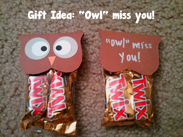 Owl Miss You Printable Template