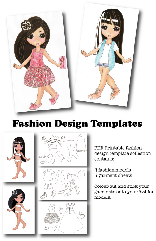 8 Best Images Of Printable Clothing Design Templates Fashion Sketch Body Template Printable