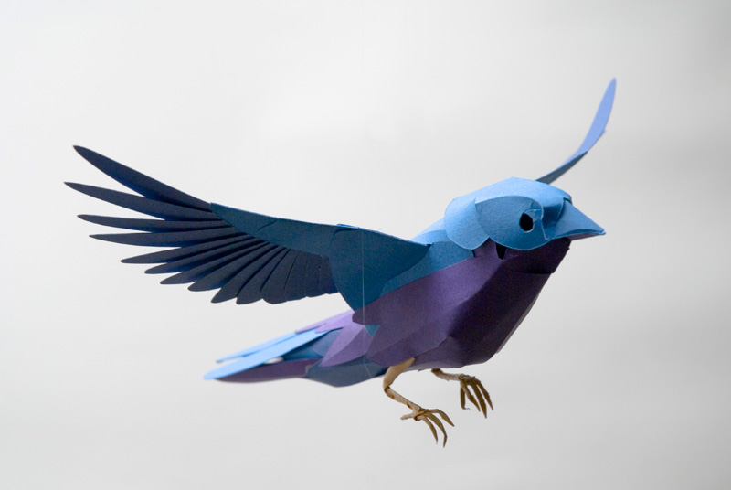 9 Best Images Of 3D Paper Printable Bird Templates Paper Bird