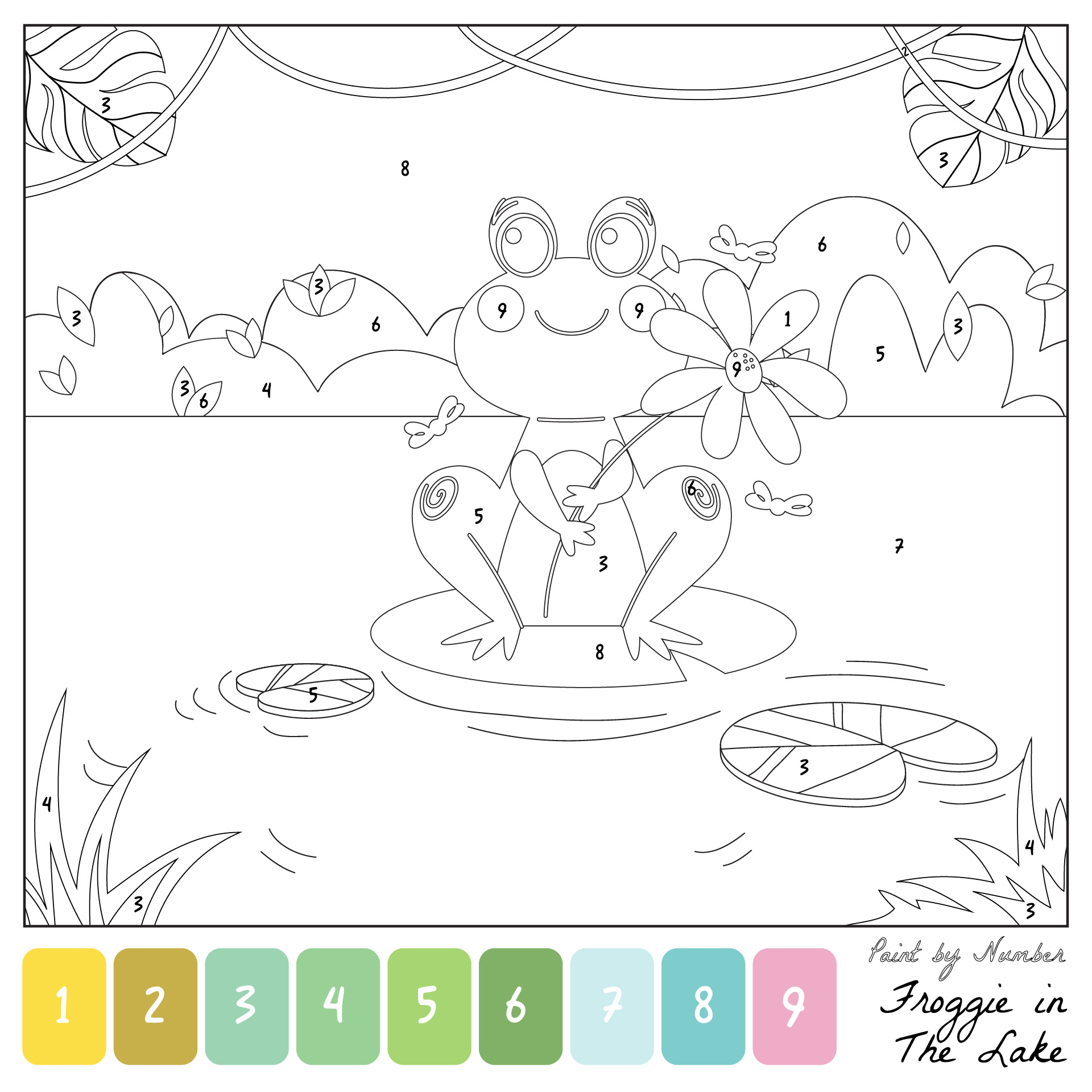 7 Best Images Of Paint By Number Printable Sheets Easter Color By Numbers Coloring Pages Free