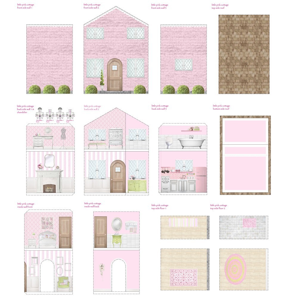 7 Best Images Of Printable Dollhouse Accessories Doll House Accessories Printables Free 