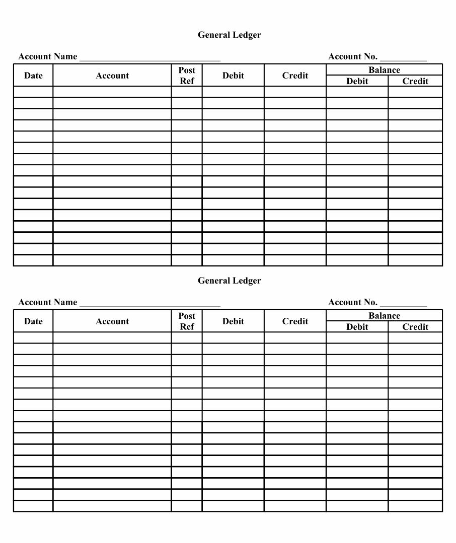 Printable Free Ledger Template Images Printables Collection Images And Photos Finder