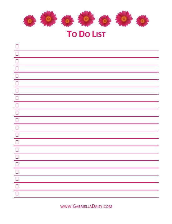 6 Best Images Of Large To Do List Printable Free Printable Things To Do List Blank Things To 