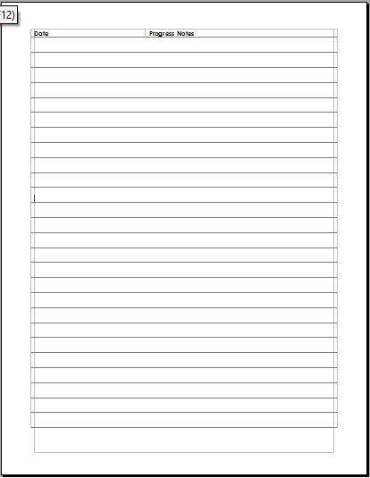 7 Best Images Of Printable Blank Progress Notes Template Medical