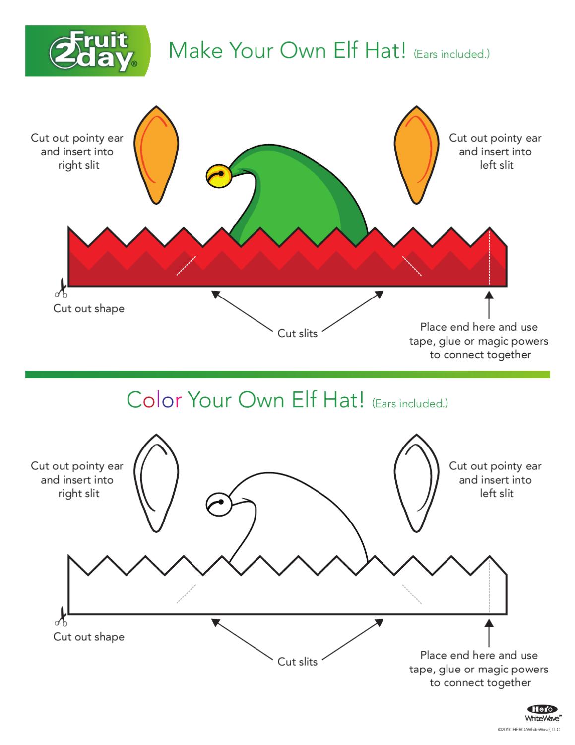 6 Best Images of Printable Make Your Own Elf Elf Printable Craft