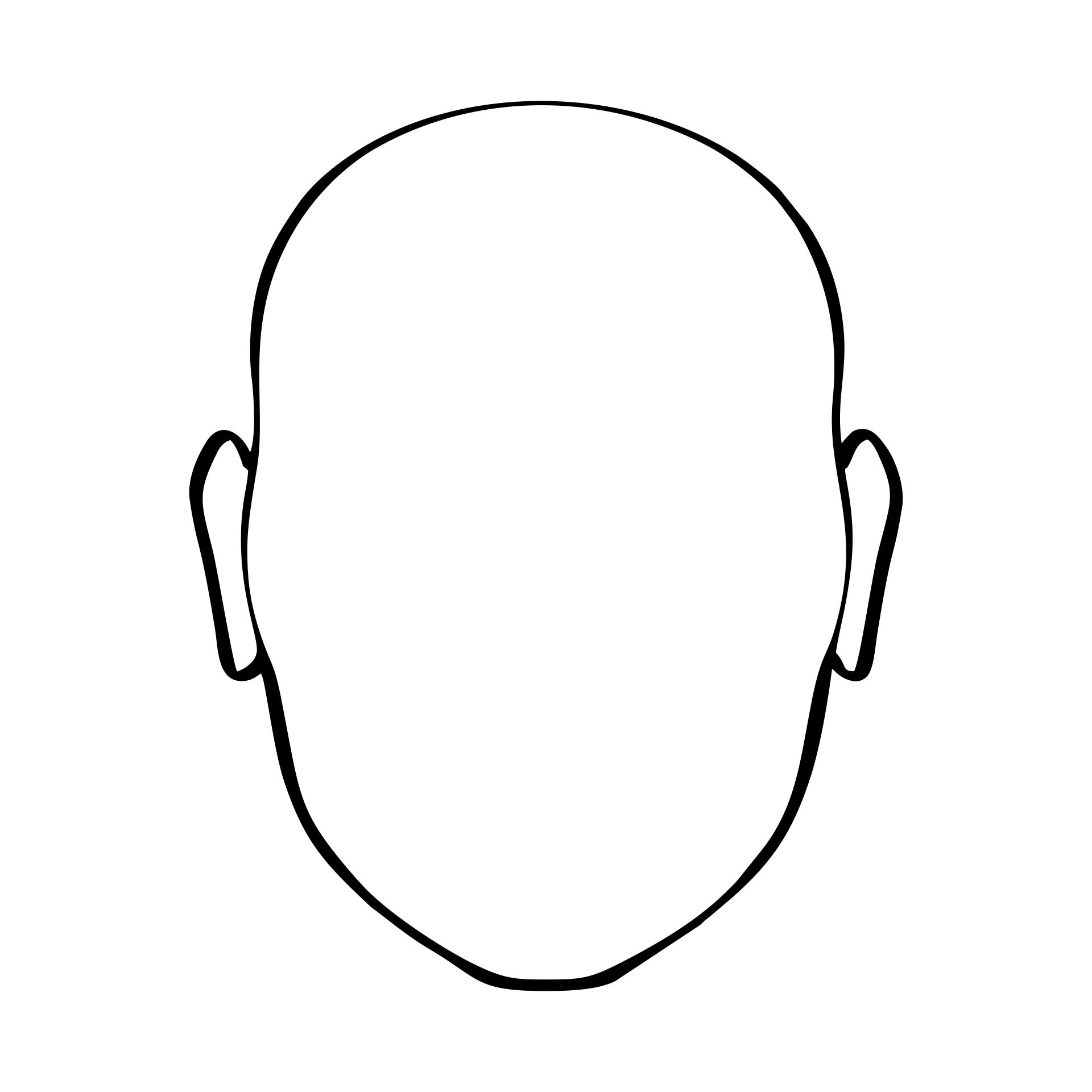 Free Printable Blank Face Template - Printable Free Templates
