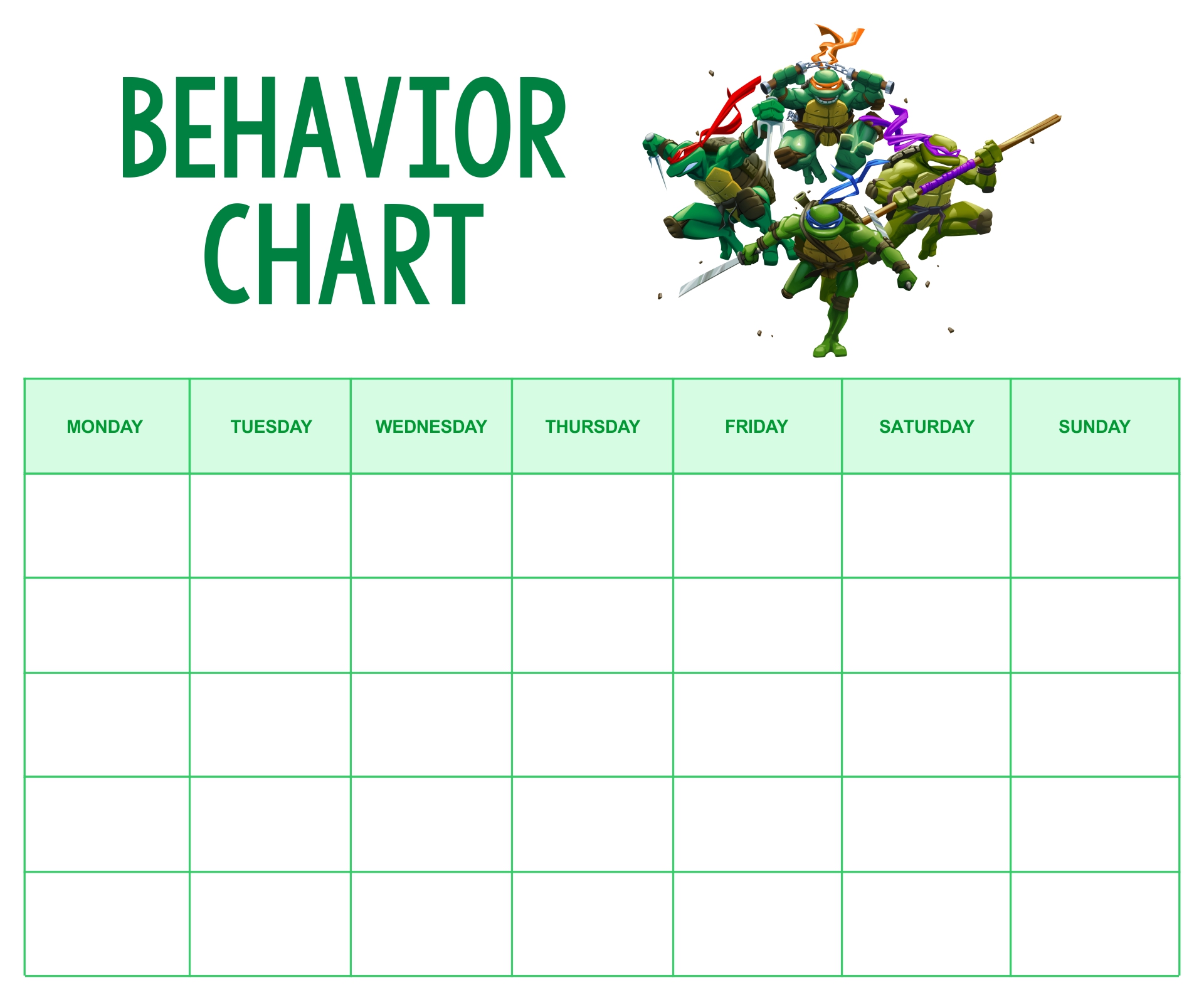 9 Best Images Of Free Printable Frozen Behavior Charts Boys Free Printable Behavior Charts