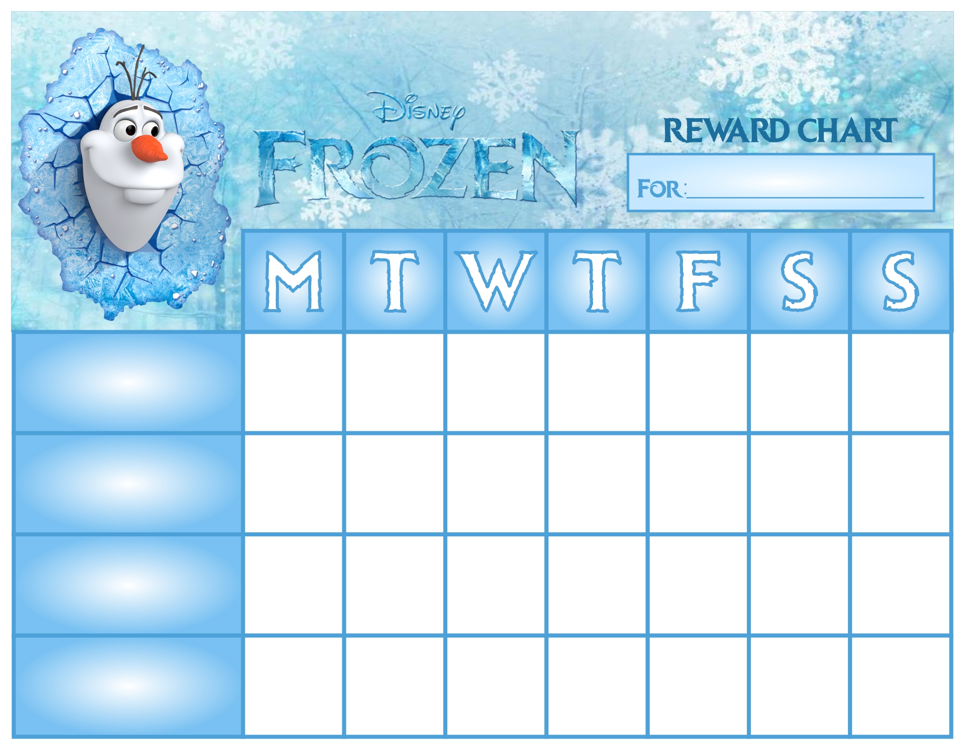 9 Best Images Of Free Printable Frozen Behavior Charts Boys Free Printable Behavior Charts