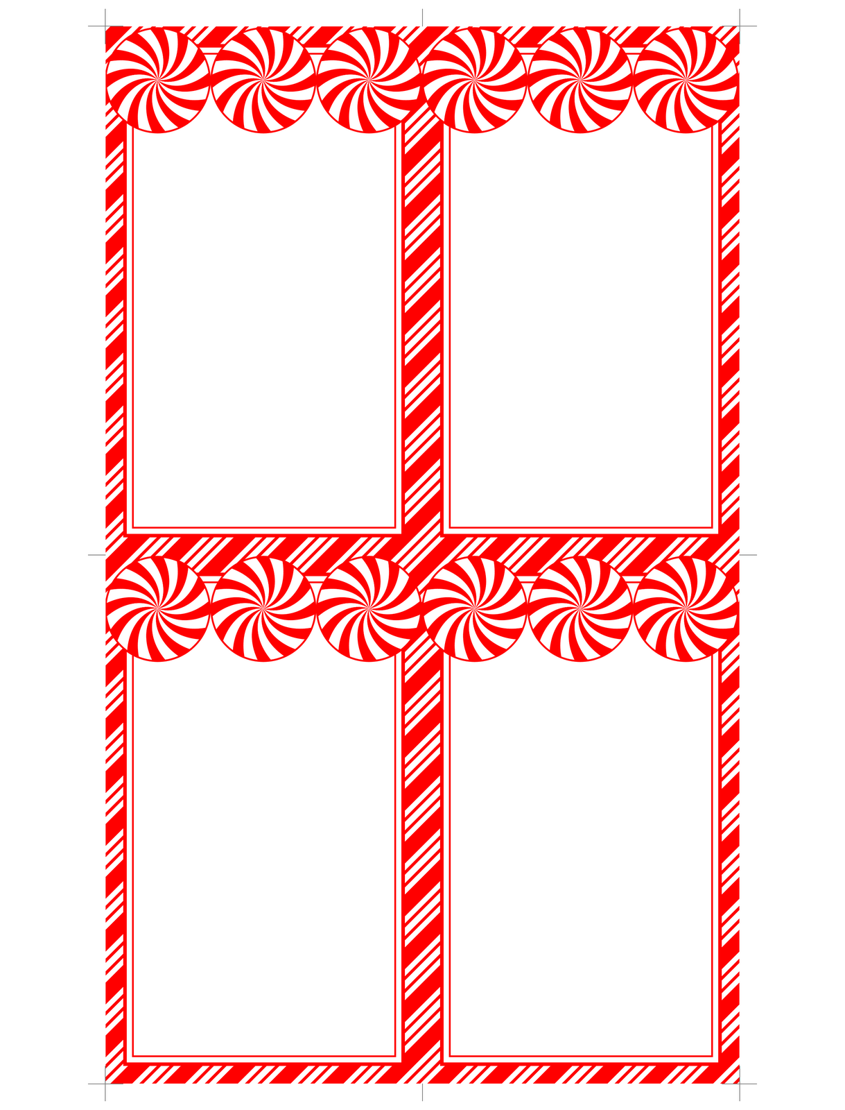 Free Printable Peppermint Gift Tag Templates