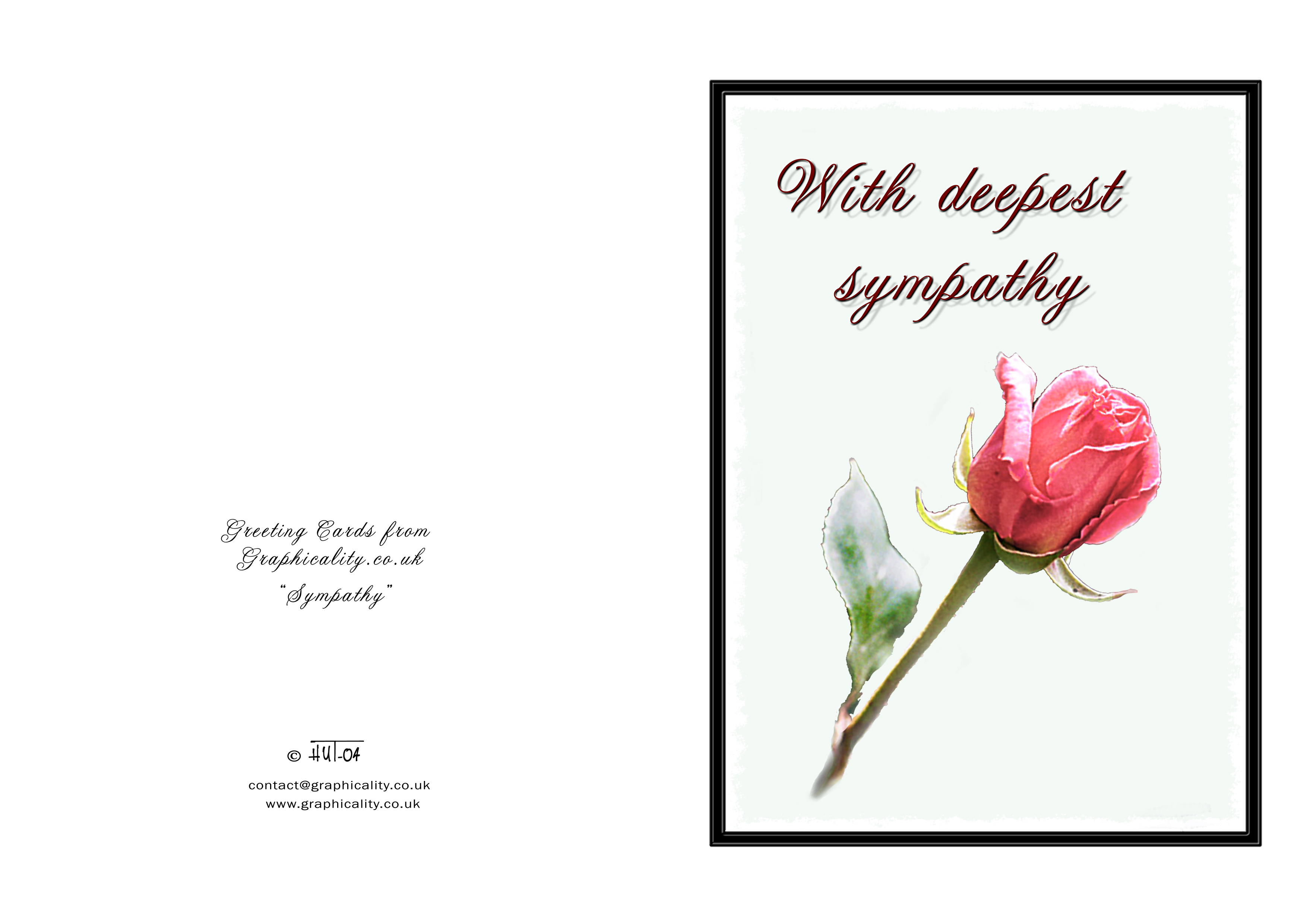 4 Best Images Of Sympathy Card Template Printable Free Printables