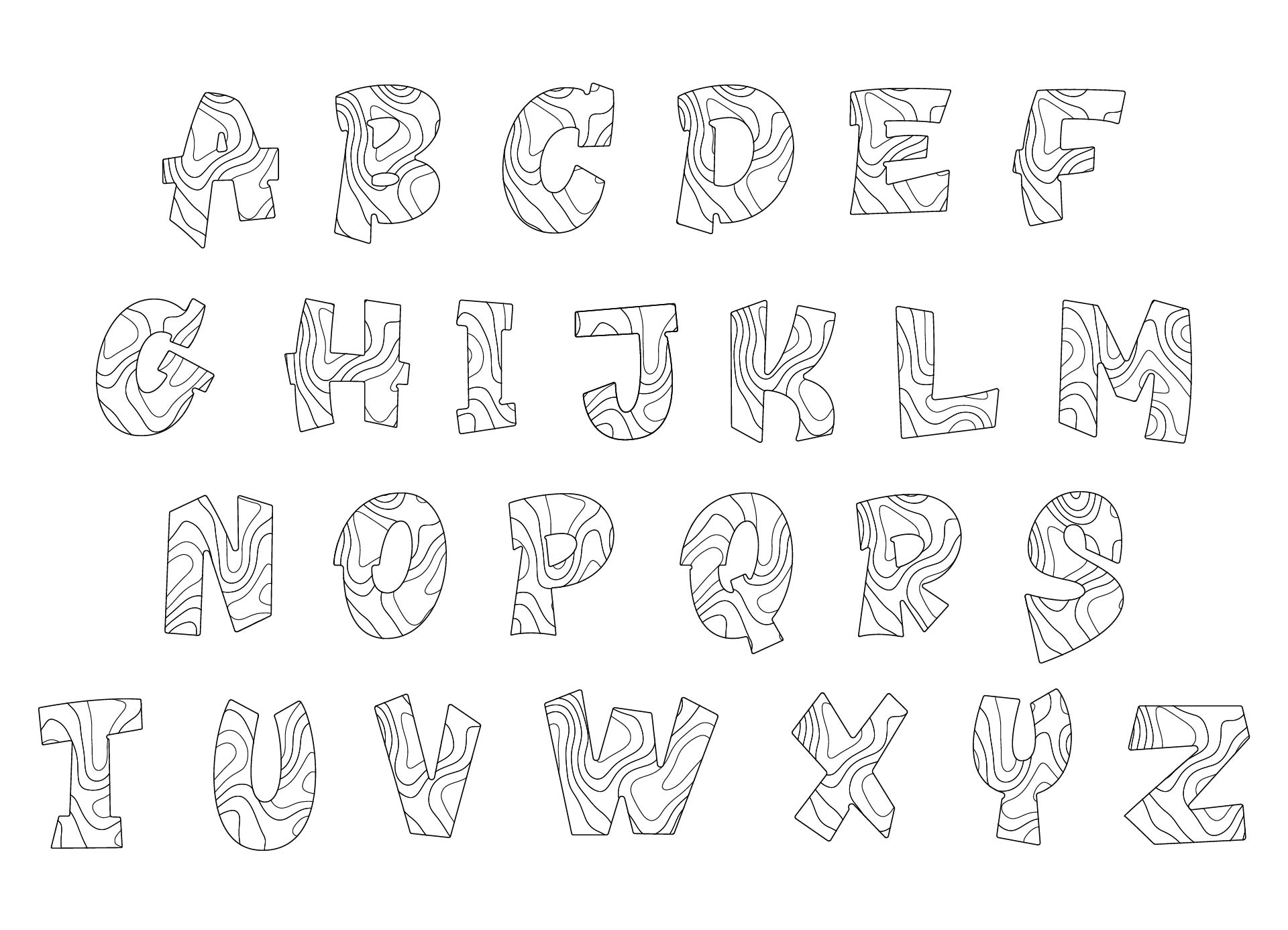 4 Best Images Of Printable Alphabet Block Letter Large Size Large 