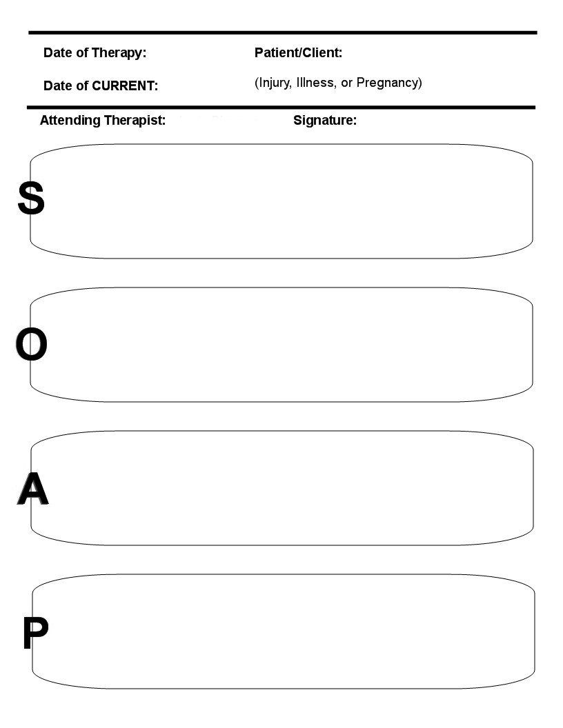 8 Best Images Of Printable Massage Soap Note Forms Free Massage