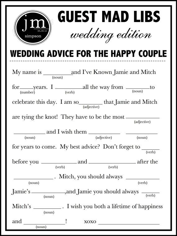 6 Best Images Of Fun Mad Libs Printable Wedding Mad Libs Printable Funny Printable Mad Libs 