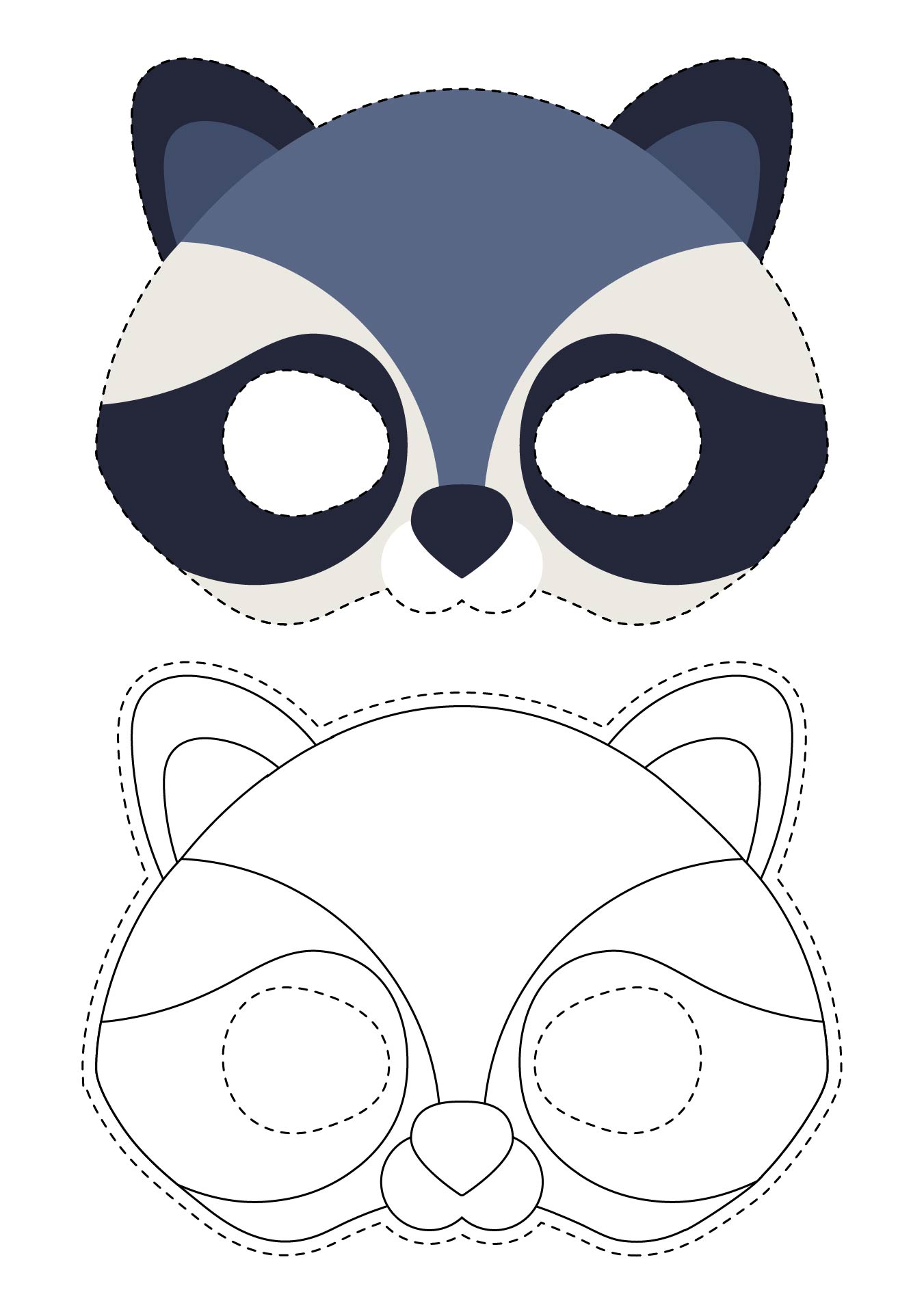 6 Best Images Of Free Woodland Animal Mask Printables Forest Animal