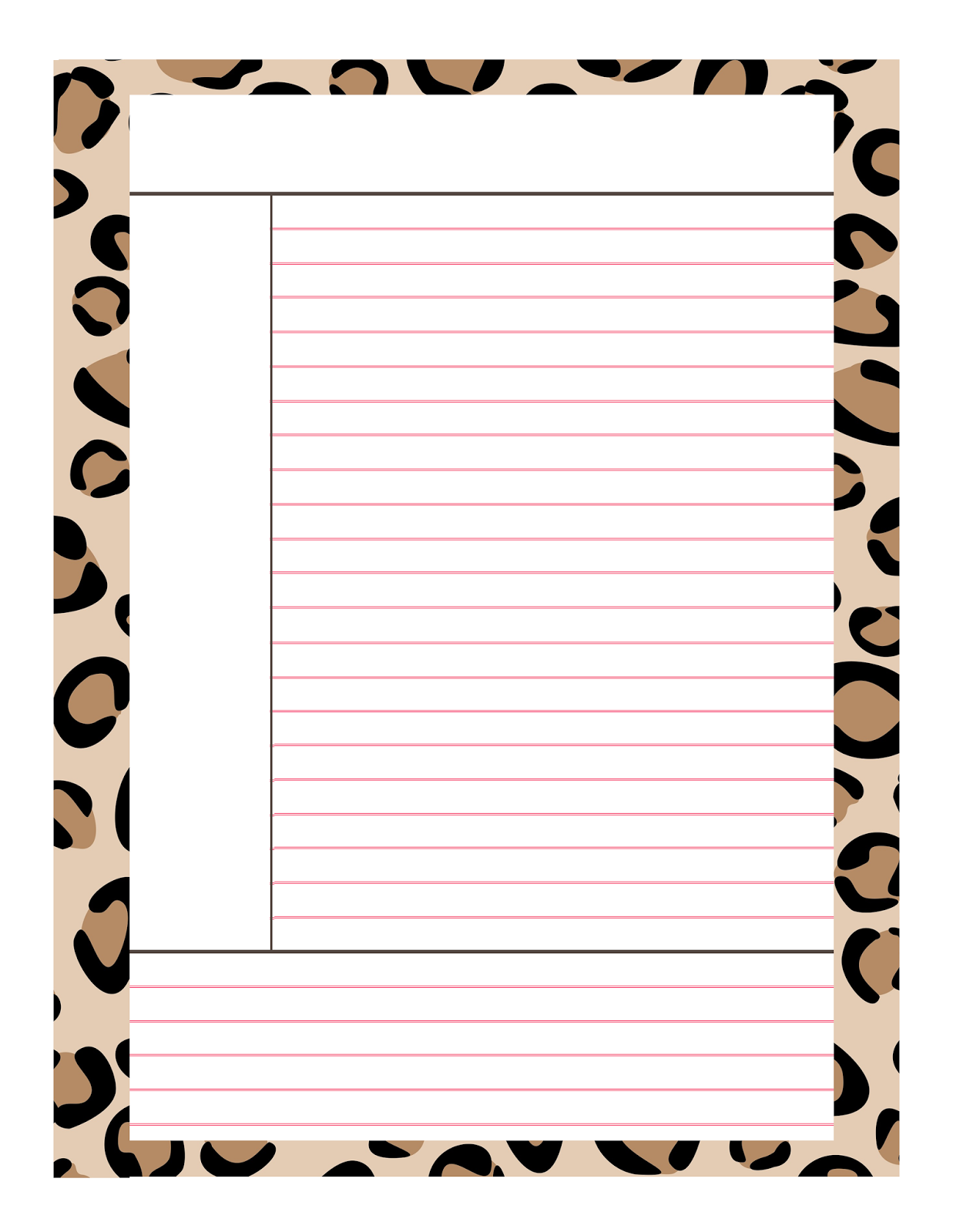 9 Best Images Of Note Printable Template Cornell Note Paper Printable 