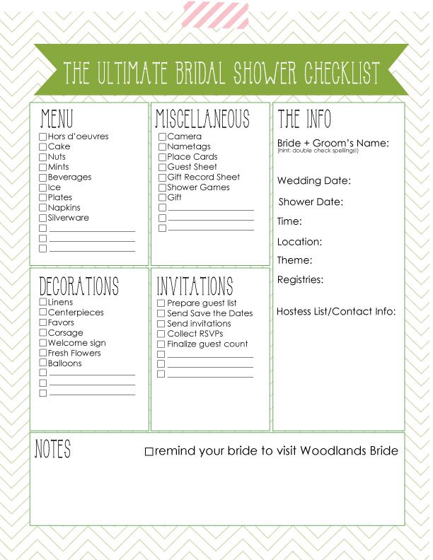 7 Best Images Of Bridal Shower Planning Printable Bridal Shower 