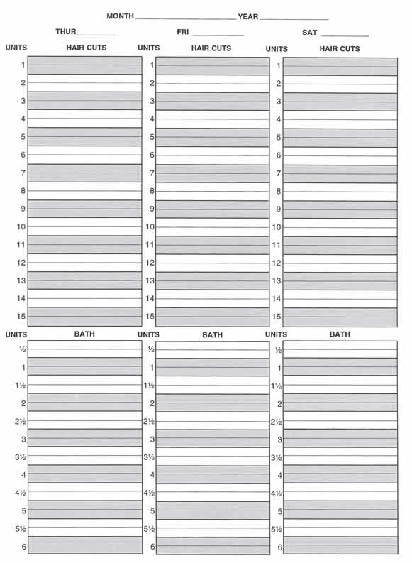4 Best Images of Printable Weekly Appointment Book Pages Free