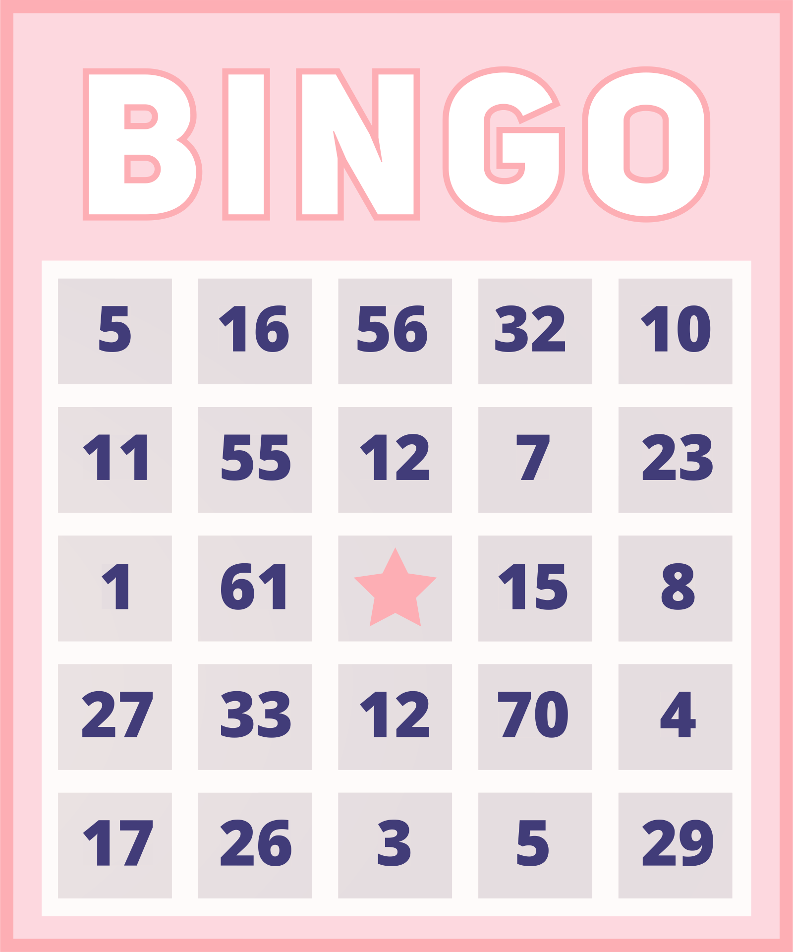Bingo Card Template Free Printable 6 Bingo Cards Prin vrogue co